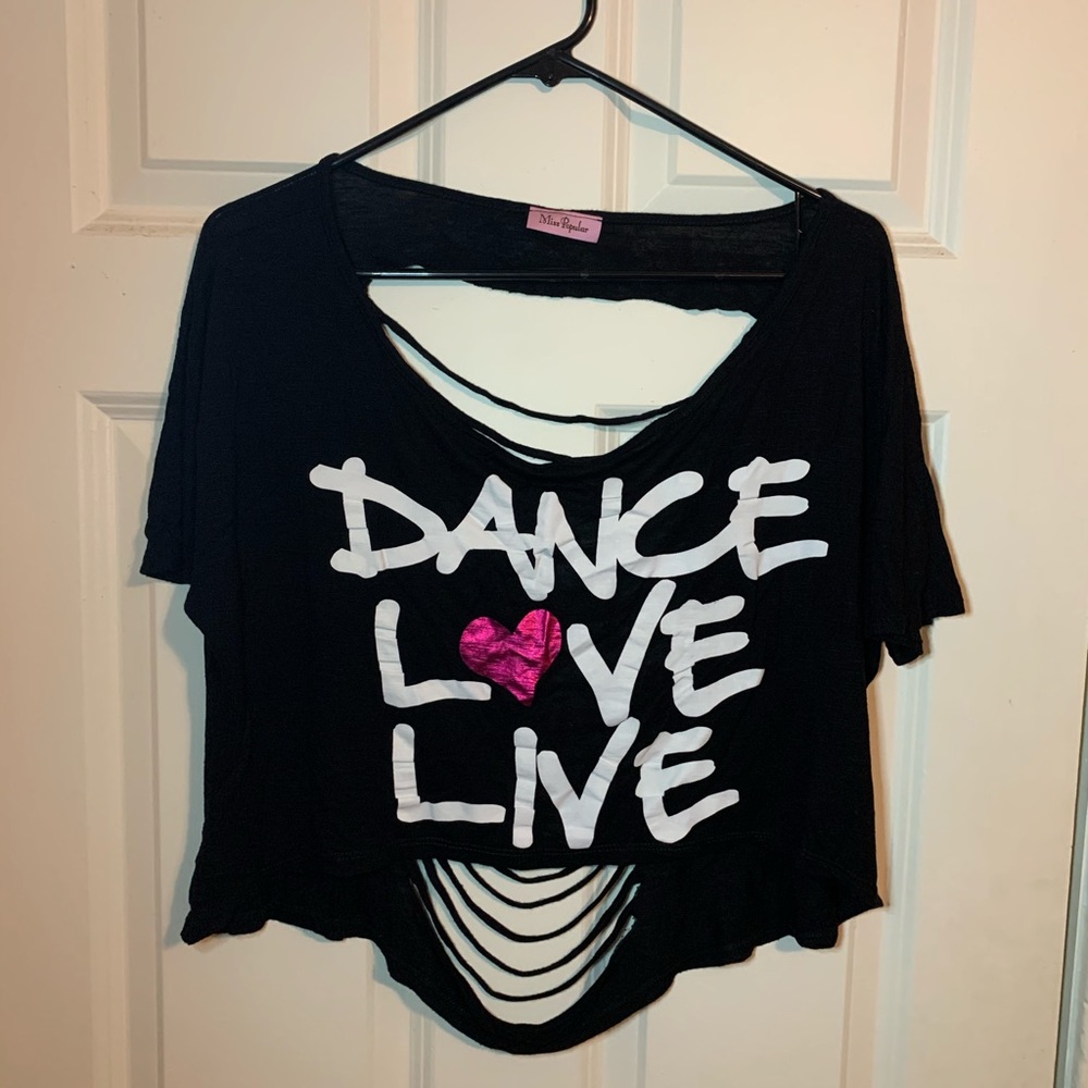 Black fashionable shirt